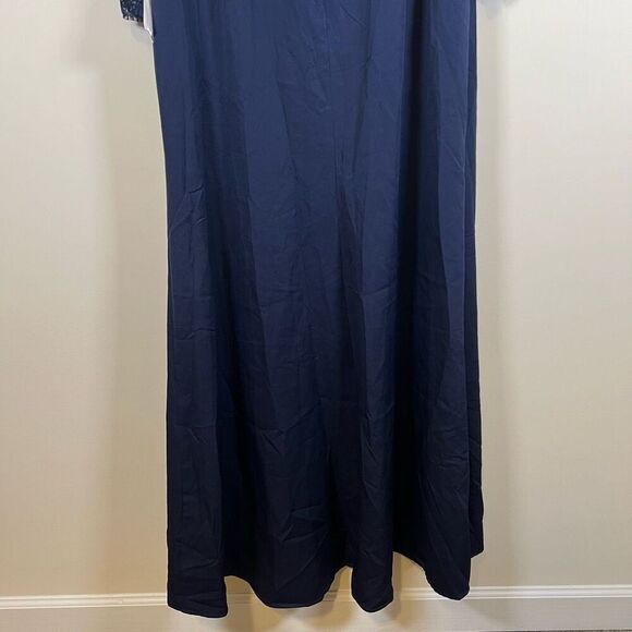 NWT Mac Duggal Midnight Sweatheart Lace Gown Size 18W - Picture 15 of 15